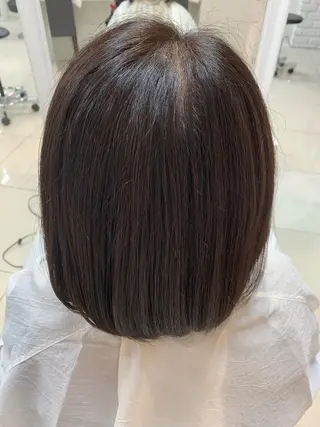 ミディアム カラー 【センターパート/ マッシュ】ryokaのヘアスタイル