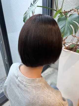 ショート LOVECHROME　HAIR＆SCALP　LAB　OMOTESANDO所属・うるツヤ透明感カラー 𝐀𝐲𝐚𝐦𝐢のヘアスタイル