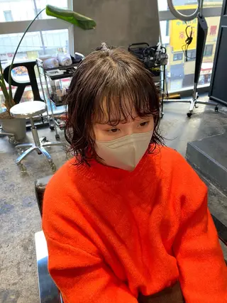 ショート パーマ Agu hair lore沼館店所属・八戸パーマ/メンズパ ーマ/シンゴ。のヘアスタイル