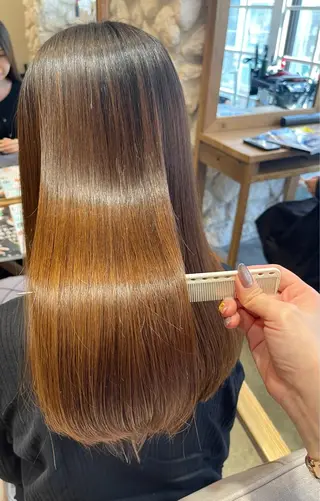 ロング SALOWIN川崎WEST所属・💐【柔らか質感】 縮毛矯正MIKU💐のヘアスタイル