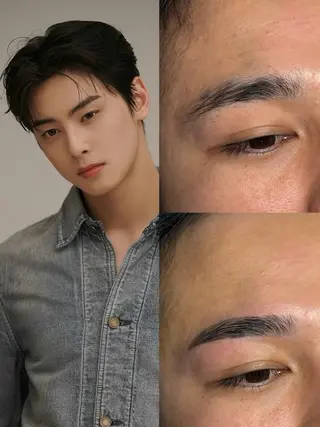 メンズ アイブロウ 韓国肌管理BEAUTY-SALON Teena【ティーナ】ララピール/毛穴/脱毛所属・心斎橋眉毛サロン hiyoriの眉毛・アイブロウイメージ