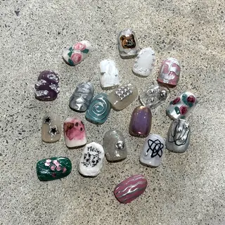 ネイル hinako /個性派ニュアンスのネイルデザイン