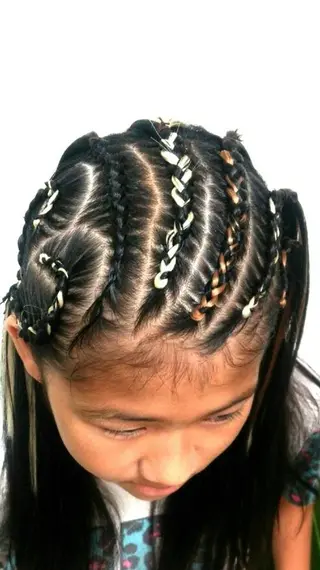 ヘアアレンジ キッズ エミタス ☆のヘアスタイル