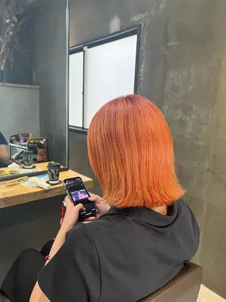 カラー 阿部 翔一郎/暖色系カラーのヘアスタイル