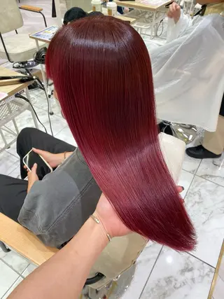 カラー hina☺︎ 髪質改善/ストレートのヘアスタイル