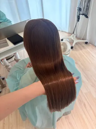 ロング カラー ParveMix 岡本えりかのヘアスタイル