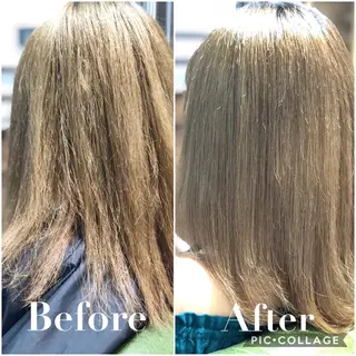 セミロング ツイスパ/Wカラー ✨RYUのヘアスタイル