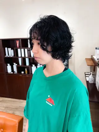 ショート パーマ Miyamoto Yasuchikaのヘアスタイル