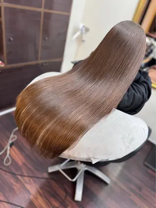 ロング WiZ所属・艶髪カラー🤍 縮毛矯正🤍RINAのヘアスタイル