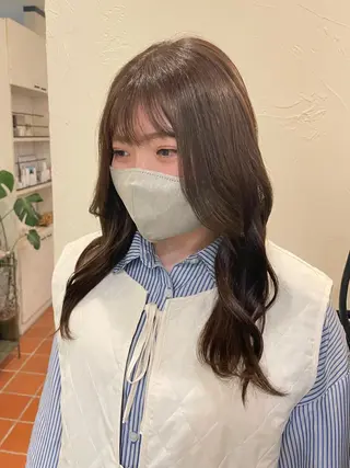 ロング カラー Lita. hairdesign所属・kako ／透明感カラー🤍のヘアスタイル