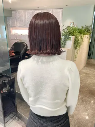 ショート 木屋元一/透明感 /前髪/韓国ヘアのヘアスタイル