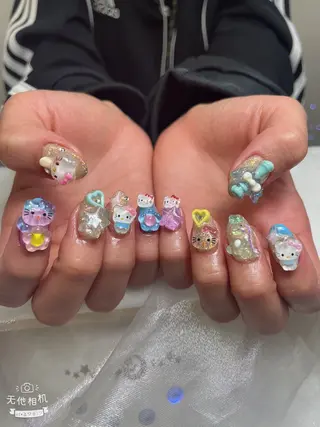 ネイル MoMoA Nail ネイル長さ出し専門店のネイルデザイン