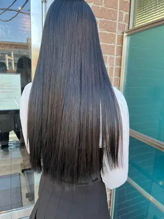 ロング カラー パーマ ヘアアレンジ メンズ キッズ ネイル マツエク・マツパ アイブロウ times salon名駅所属・久木原 ゆりのヘアスタイル