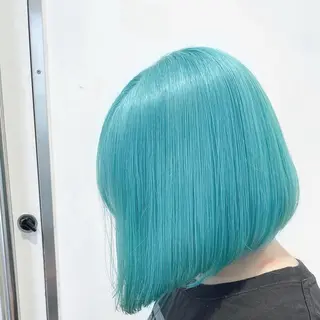 カラー 長尾菜々美🐰 ／ハイトーンカラーのヘアスタイル