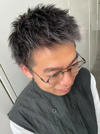 ショート カラー メンズ tablier所属・北名古屋 /美容院カフェのヘアスタイル