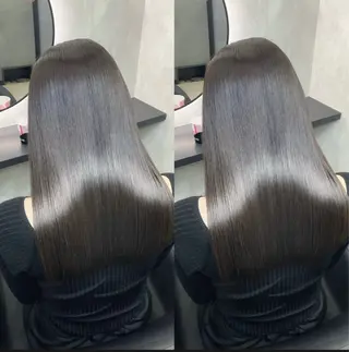 ロング 新宿/縮毛矯正/ カラー/羽生沢のヘアスタイル