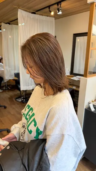 カラー hairsalonnendo所属・nendo kanaのヘアスタイル