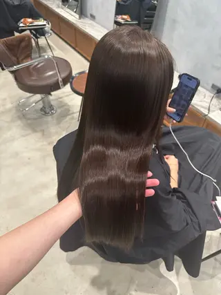 ロング カラー 上野/韓国hair 🤍MOEKA🤍のヘアスタイル