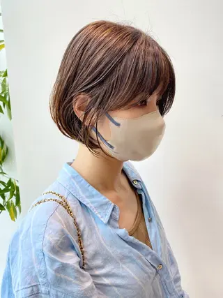 ミディアム カラー 銀座/髪質改善/韓国 カラー🍓原田侑依のヘアスタイル