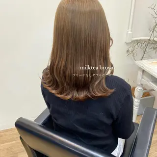 ミディアム カラー mai 🎀 / ガーリーヘア ♡のヘアスタイル