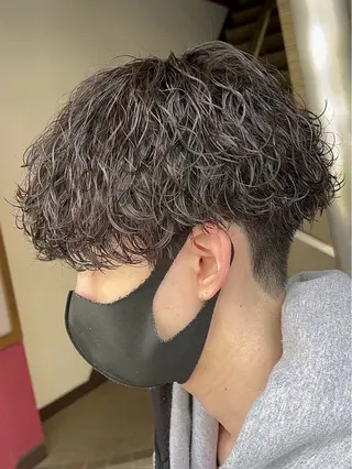 メンズ men's perm /立川/RENのヘアスタイル