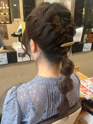 ロング カラー ヘアアレンジ 森田 真由のヘアスタイル