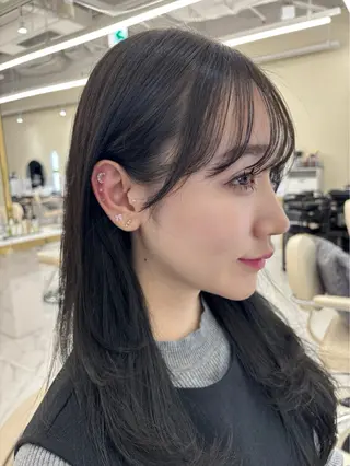 ロング レイヤーカット/髪質 改善/momo🎀のヘアスタイル