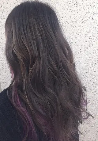 ロング カラー パーマ ヘアアレンジ ✨ハイクオリティ✨ 山本香也のヘアスタイル