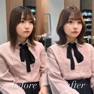 ミディアム Sayu🤍ktwo -nagoyaのヘアスタイル