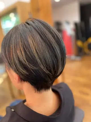 ショート カラー sign HAIR INNOVATION 錦糸町所属・吉田　龍太 口コミ高評価/錦糸町のヘアスタイル