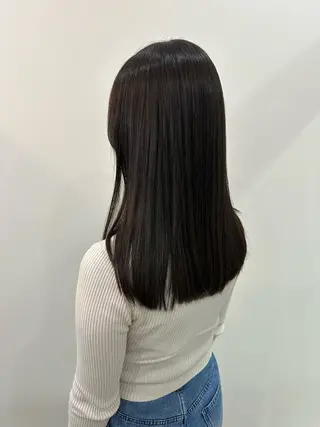 セミロング カラー ヘアセット/艶カラー 💐nao.のヘアスタイル