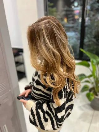 セミロング カラー 🌿小川 大輔🌿のヘアスタイル