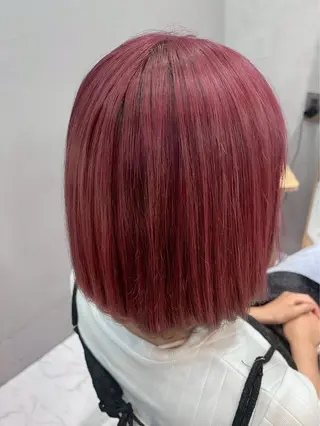 ミディアム カラー ハイトーン/韓国風/ 艶髪/吉祥寺のヘアスタイル