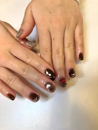 ネイル ️🩵Merci Miyu 南堀江️のネイルデザイン