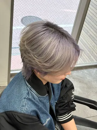 ミディアム カラー パーマ メンズ メンズパーマ特化 🔥韓国ヘア職人🔥のヘアスタイル