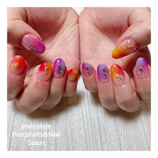 ミディアム ネイル 👑enen style👑のネイルデザイン