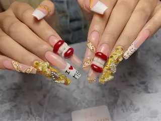 ネイル 💕鈴木ユリ パラジェル/オフ無料のネイルデザイン