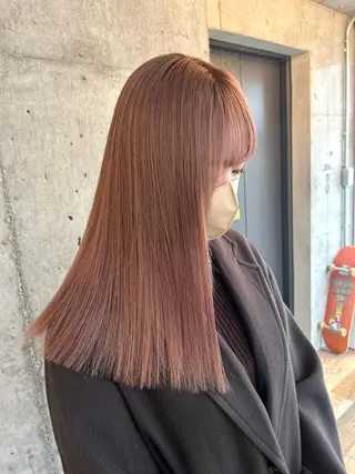 セミロング カラー 🌷横浜/レイヤー /艶カラー🌷のヘアスタイル