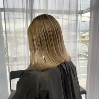 ミディアム カラー アンドウ ユウ/ レイヤーカット/韓国のヘアスタイル