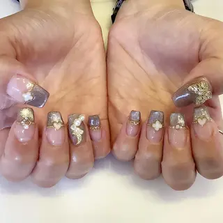 ネイル 💎🐰 saki. m 🐰💎のネイルデザイン