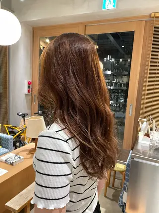ロング カラー 樋口 花穂のヘアスタイル