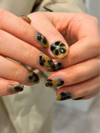 ネイル 0203ムニムサン 💙Harukaのネイルデザイン