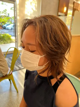 ミディアム カラー 🌻井上 マリー🌻のヘアスタイル