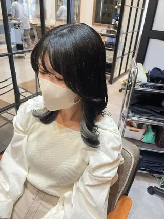 ミディアム レイヤーカット/髪質 改善/矯正🤍吉田のヘアスタイル