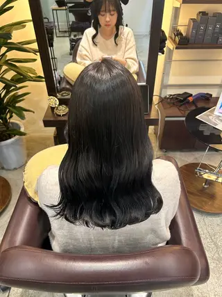 ミディアム カラー 坂本奈都美 🎀のヘアスタイル