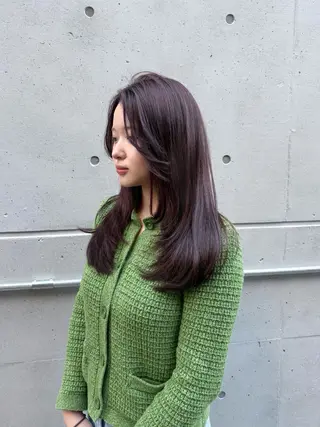 ロング 🎗️mellow 神戸三宮 髪質改善のヘアスタイル