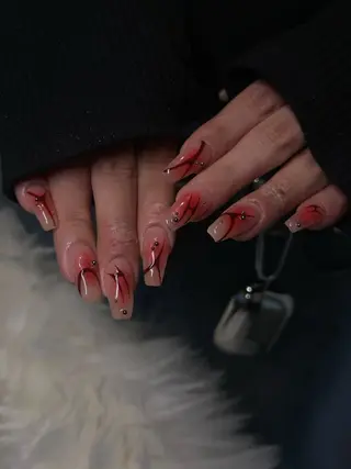 ネイル 8113 海外/y2k/韓国のネイルデザイン