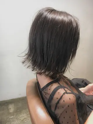 ミディアム カラー 北條 優輝のヘアスタイル