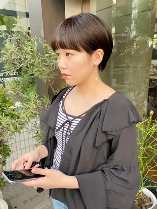 ショート momoka /ショート/ボブのヘアスタイル