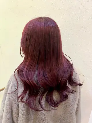 ロング カラー レイフィールド観光通り店所属・ハイトーンカラー🎀 はなえのヘアスタイル